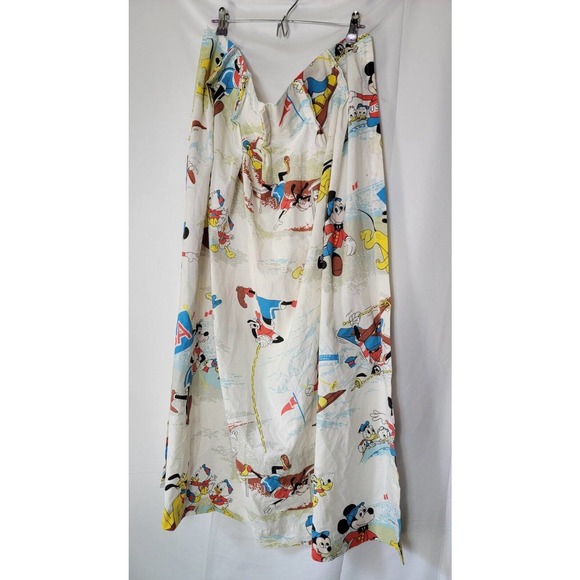 2 Rare Vintage‎ Team USA Disney Curtains Olympics Mickey Goofy Donald VTG Retro - Picture 1 of 6